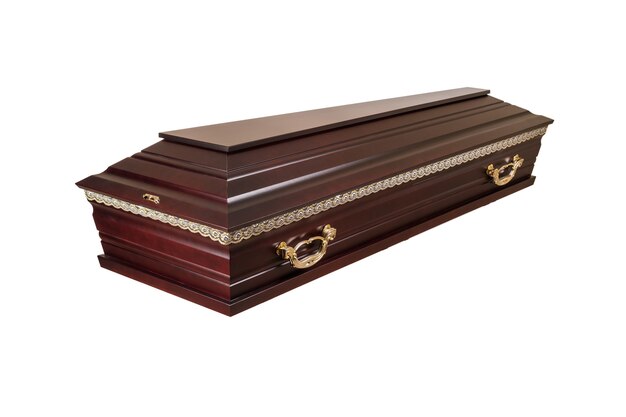 Ataúd de madera de roble