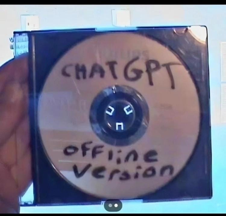CD de ChatGPT versión offline